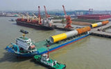 單重2000噸！中廣核惠州港口二海上風(fēng)電項目兩根管樁發(fā)運