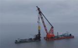 龍源振華承建國信大豐85萬千瓦海上風(fēng)電項目風(fēng)機(jī)基礎(chǔ)沉樁施工圓滿完成